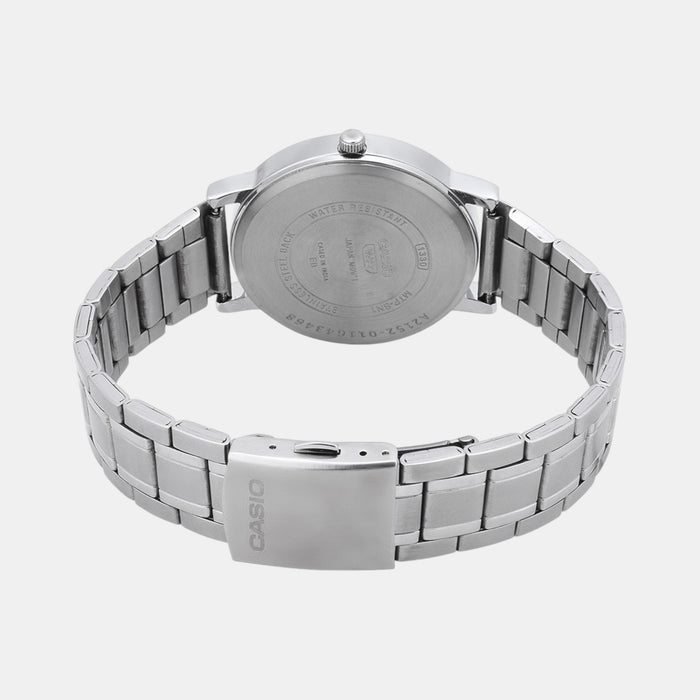 Enticer Men Quartz Black Dial Analog Stainless Steel Watch A2152