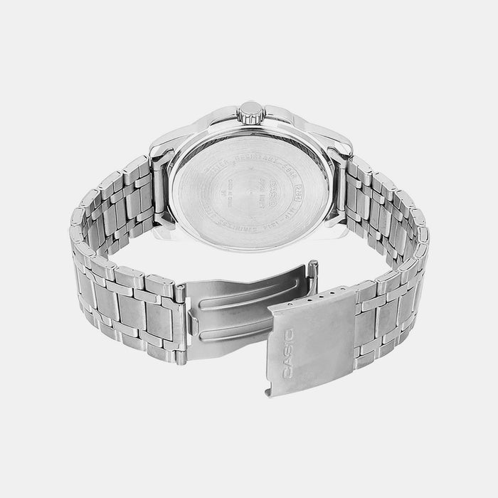 Enticer Men Quartz Black Dial Analog Stainless Steel Watch A550