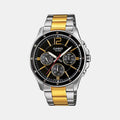 Casio Round Black Chronograph watch