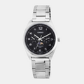 Casio Round Black Chronograph watch
