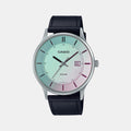Enticer Men Quartz Blue Dial Analog Leather Watch A2113