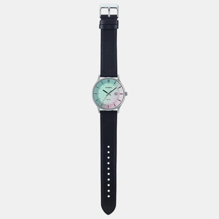 Enticer Men Quartz Blue Dial Analog Leather Watch A2113