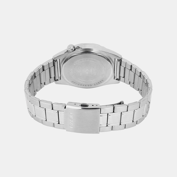 Enticer Men Quartz Blue Dial Analog Stainless Steel Watch A2377