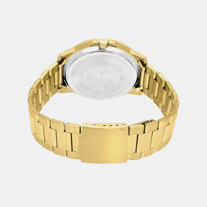 Enticer Men Quartz Gold Dial Analog Stainless Steel Watch A1368