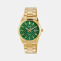 Enticer Men Quartz Green Dial Analog Stainless Steel Watch A2246