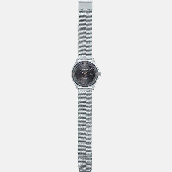 Enticer Men Quartz Grey Dial Analog Mesh Watch A2108