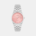 Enticer Men Quartz Pink Dial Analog Stainless Steel Watch A2200