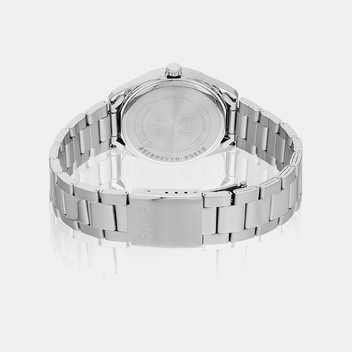 Enticer Men Quartz Purple Dial Analog Stainless Steel Watch A2368