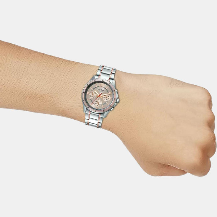 Casio Round Quartz Chronograph Men watch
