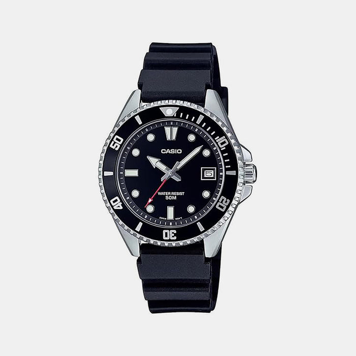 Enticer Men Quartz Silver Dial Analog Resin Watch A2193