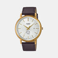 Casio Round White Analog watch