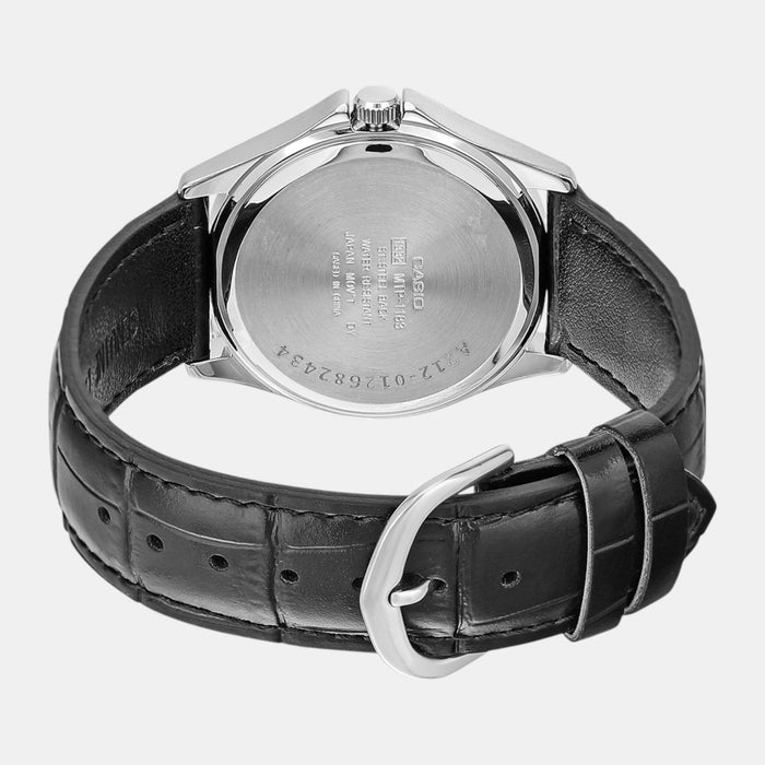 Enticer Men Quartz White Dial Analog Leather Watch A212