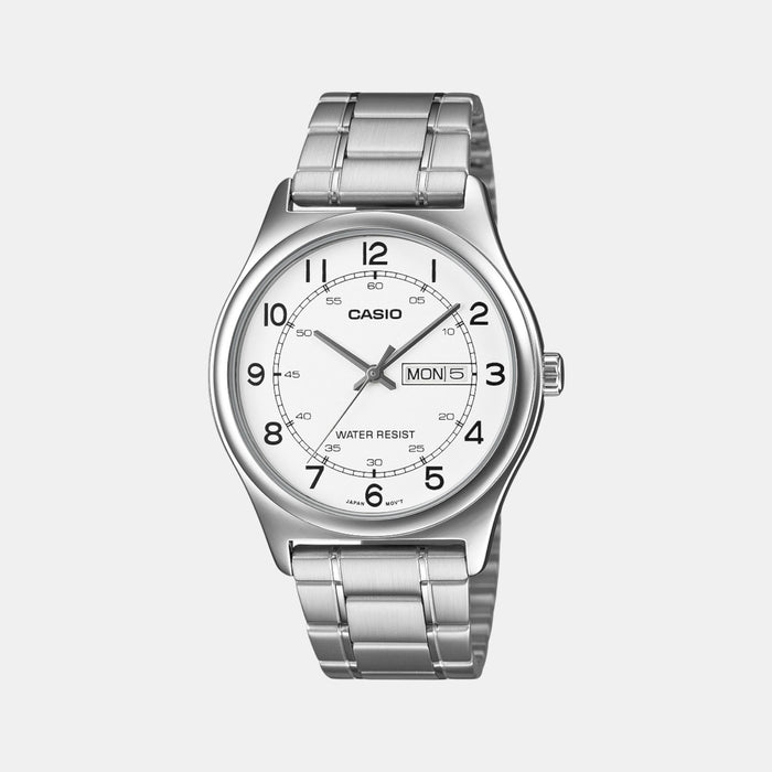 Enticer Men Quartz White Dial Analog Stainless Steel Watch A2316