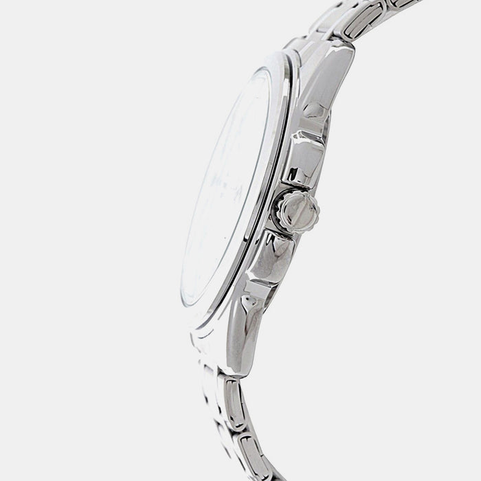 Enticer Men Quartz White Dial Analog Stainless Steel Watch A552