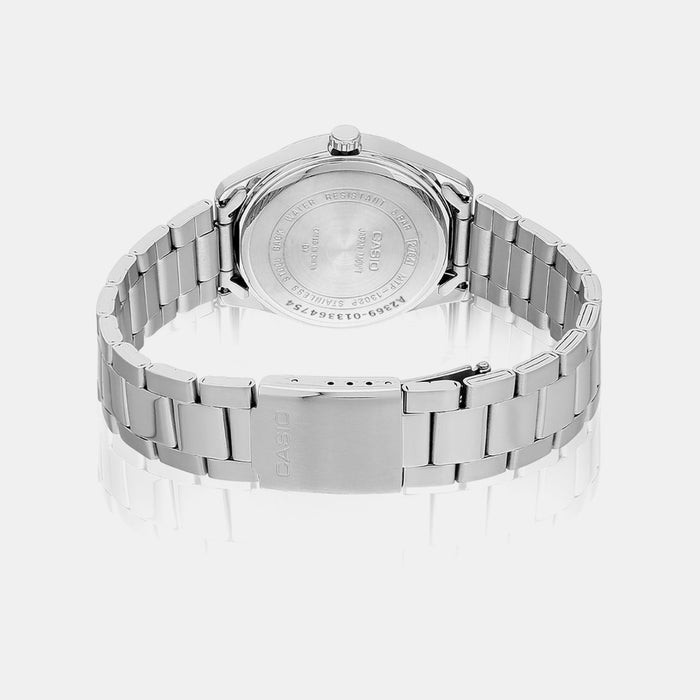 Enticer Men Quartz Yellow Dial Analog Stainless Steel Watch A2369