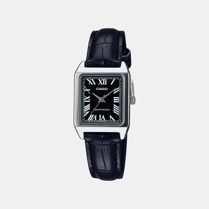 Enticer Women Quartz Black Dial Analog Leather Watch A2286