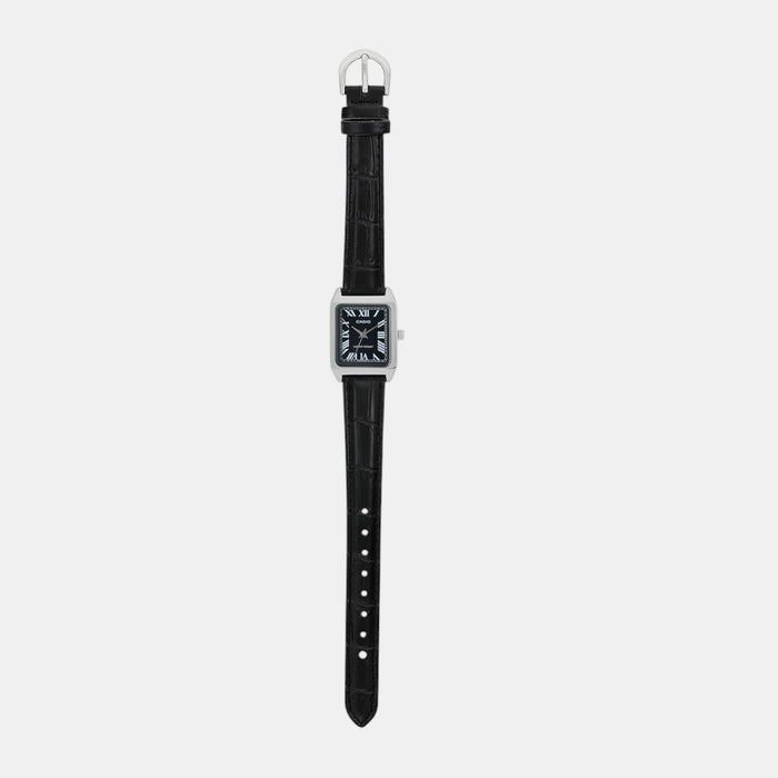 Enticer Women Quartz Black Dial Analog Leather Watch A2286