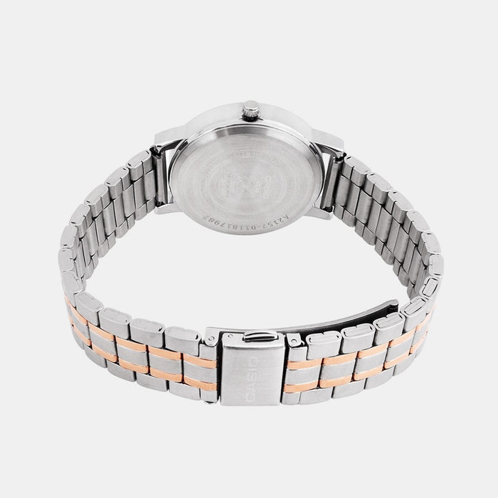 Enticer Women Quartz Black Dial Analog Stainless Steel Watch A2157
