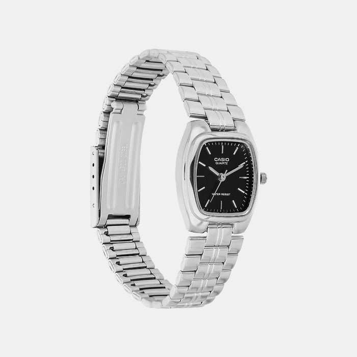 Enticer Women Quartz Black Dial Analog Stainless Steel Watch A2270