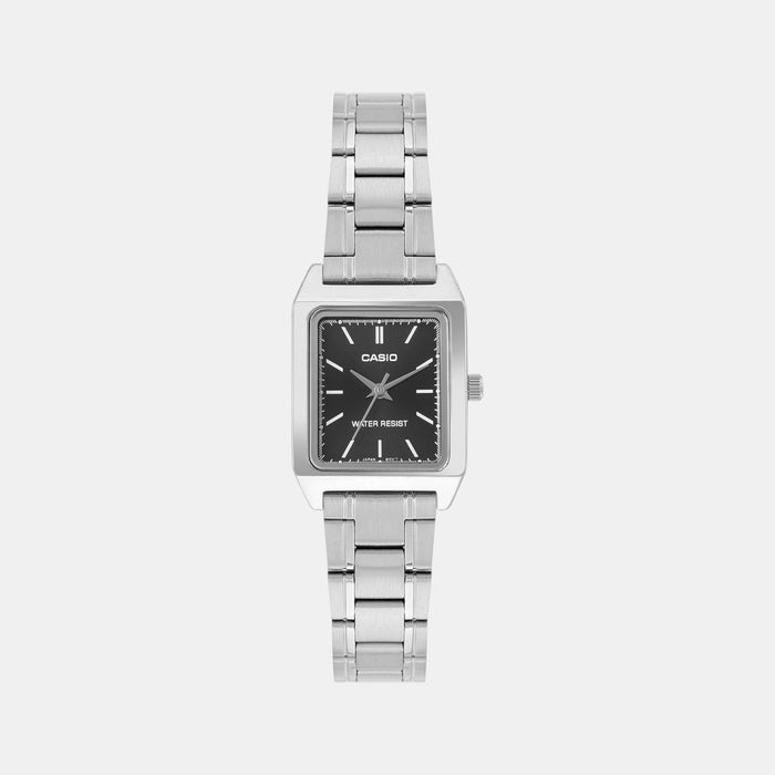 Enticer Women Quartz Black Dial Analog Stainless Steel Watch A2279