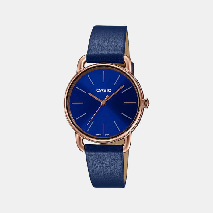 Casio Round Blue Analog watch