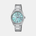 Enticer Women Quartz Blue Dial Analog Stainless Steel Watch A2363