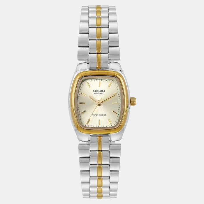 Enticer Women Quartz Gold Dial Analog Stainless Steel Watch A2272