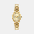 Enticer Women Quartz Gold Dial Analog Stainless Steel Watch A2276