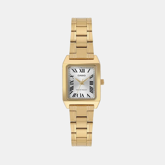 Enticer Women Quartz Gold Dial Analog Stainless Steel Watch A2284