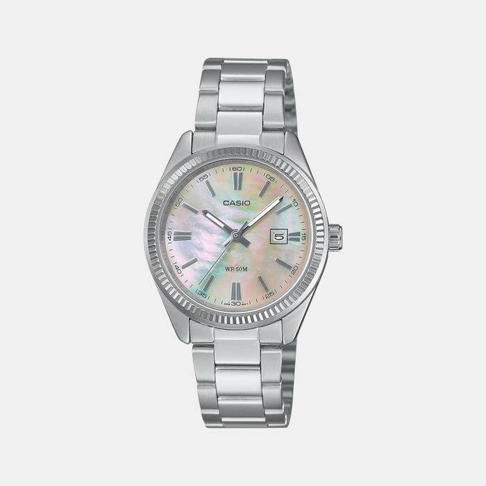Enticer Women Quartz Mother Of Pearl Dial Analog Stainless Steel Watch A2364