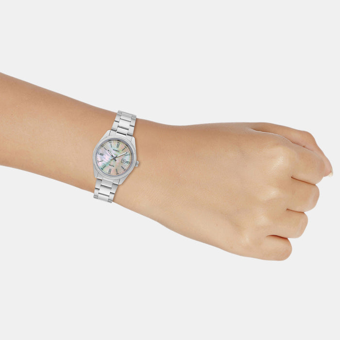 Enticer Women Quartz Mother Of Pearl Dial Analog Stainless Steel Watch A2364
