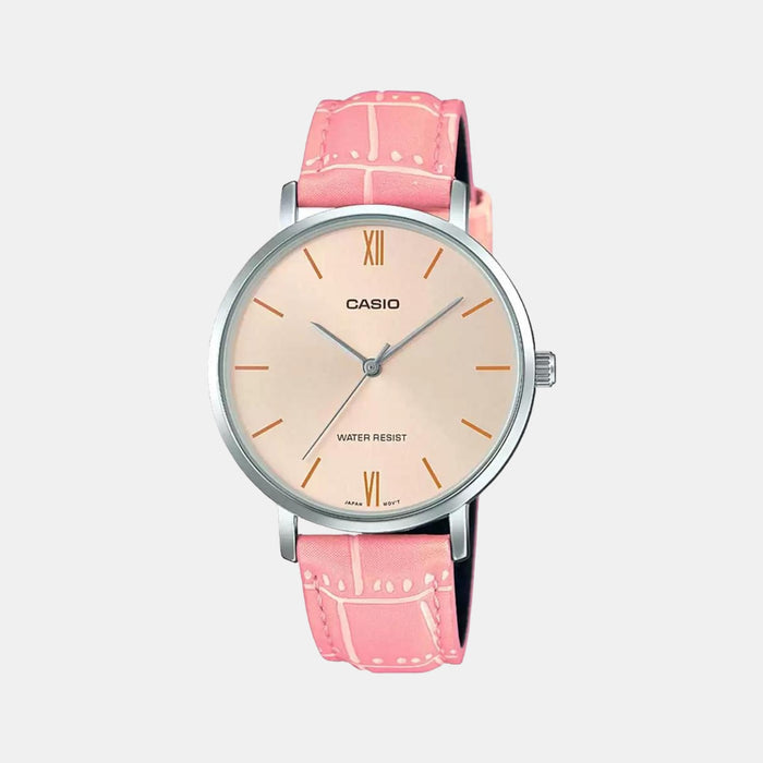 Casio Round Rose Gold Analog watch