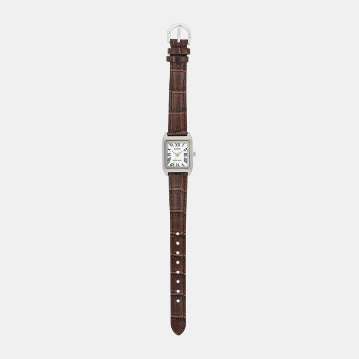 Enticer Women Quartz White Dial Analog Leather Watch A2288