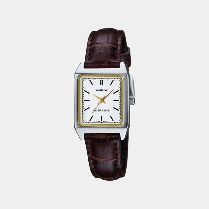 Enticer Women Quartz White Dial Analog Leather Watch A2290