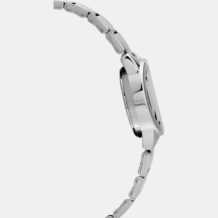 Enticer Women Quartz White Dial Analog Stainless Steel Watch SH35