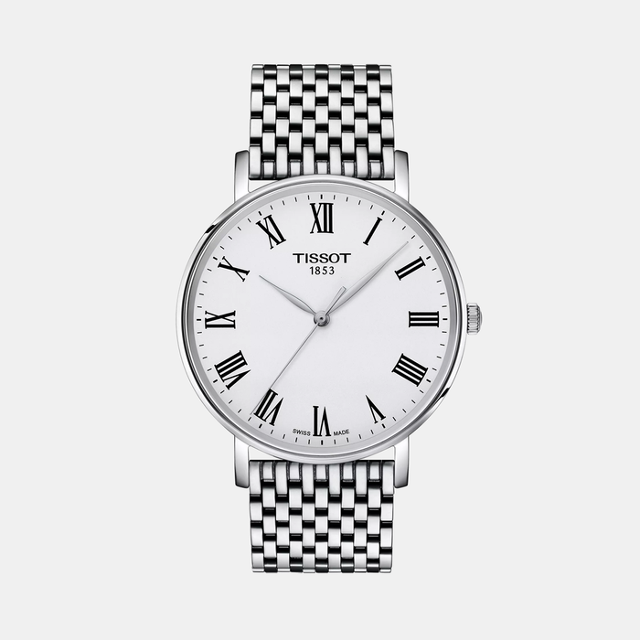 Tissot Round Silver Analog watch