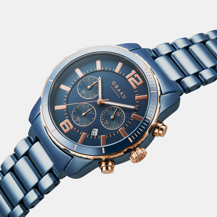 Obaku 44 mm Round Quartz watch