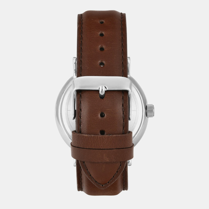 Fashion Men Quartz Green Dial Multi-Function Leather Watch TWEG20022