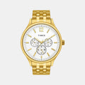 Timex Round Silver Chronograph watch
