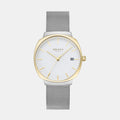 Obaku Round Silver Analog watch
