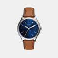 Fossil Round Blue Analog watch