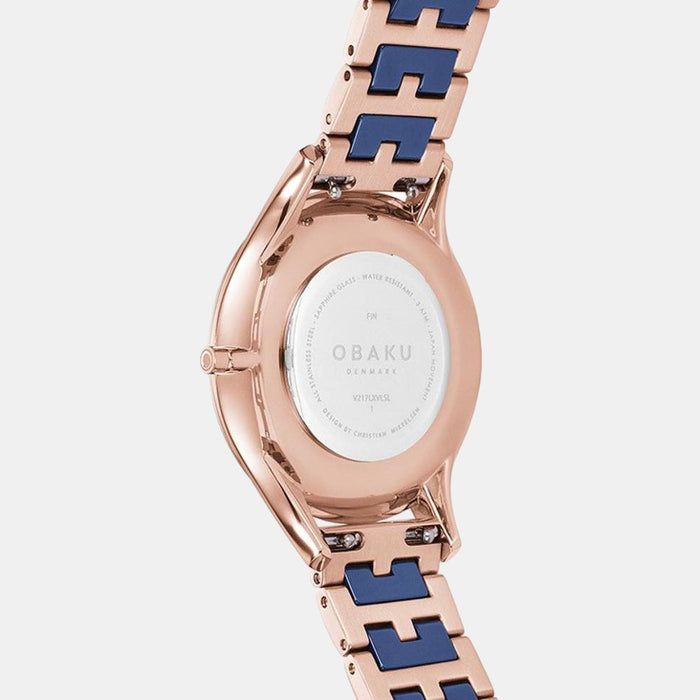 Obaku Stainless Steel Blue watch