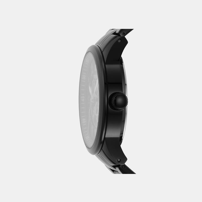 Fossil Men Round Black watch