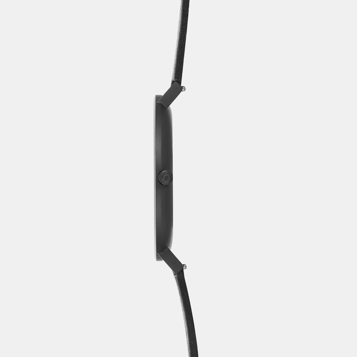 Obaku Men Round Black watch