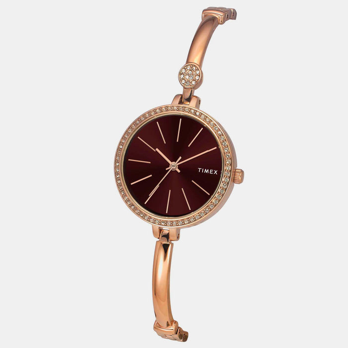 Timex Brass Round watch