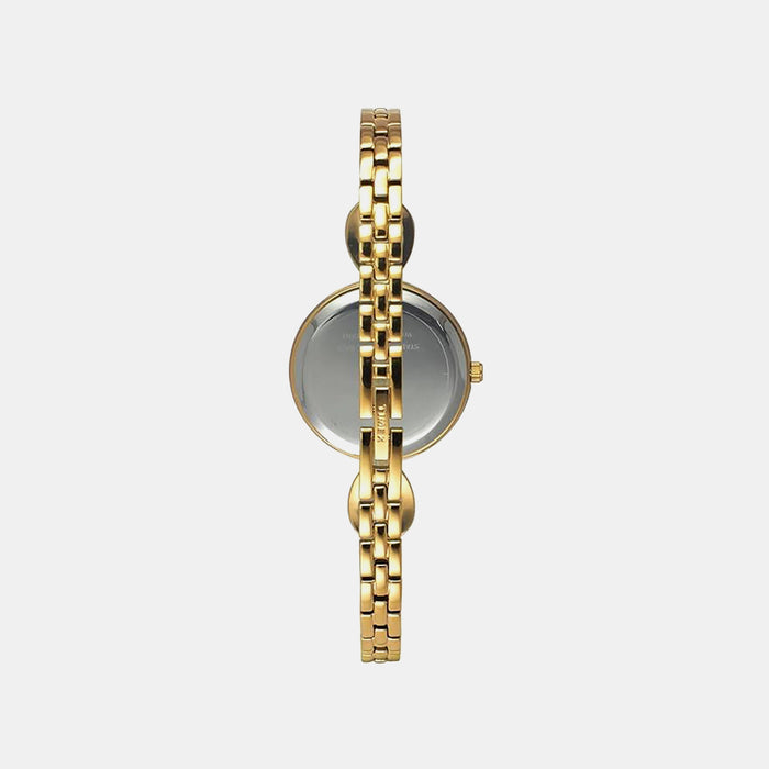 Fria Women Quartz Green Dial Analog Brass Watch TWEL18104