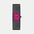 Fria Women Quartz Magenta Dial Analog Stainless Steel Watch TWEL77707