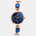Fria Women Quartz Mother Of Pearl Dial Analog Brass Watch TWEL15904