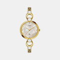 Fria Women Quartz Mother Of Pearl Dial Analog Brass Watch TWEL18101