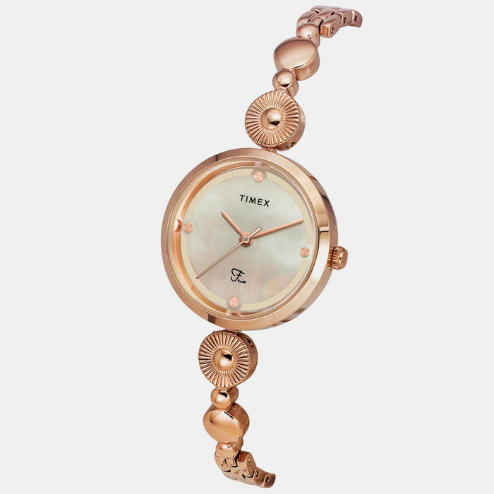Timex Brass Round watch